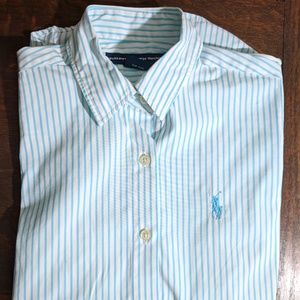 3/4 Sleeve Polo Ralph Lauren Button Down Sz 4